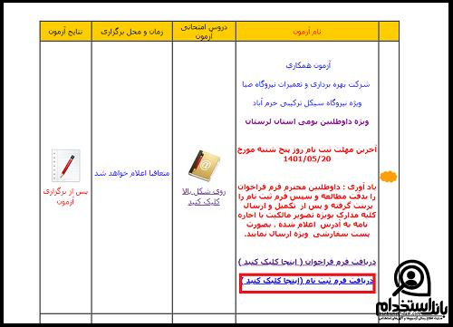 شرایط استخدام شرکت بهره برداری و تعمیرات نیروگاه صبا